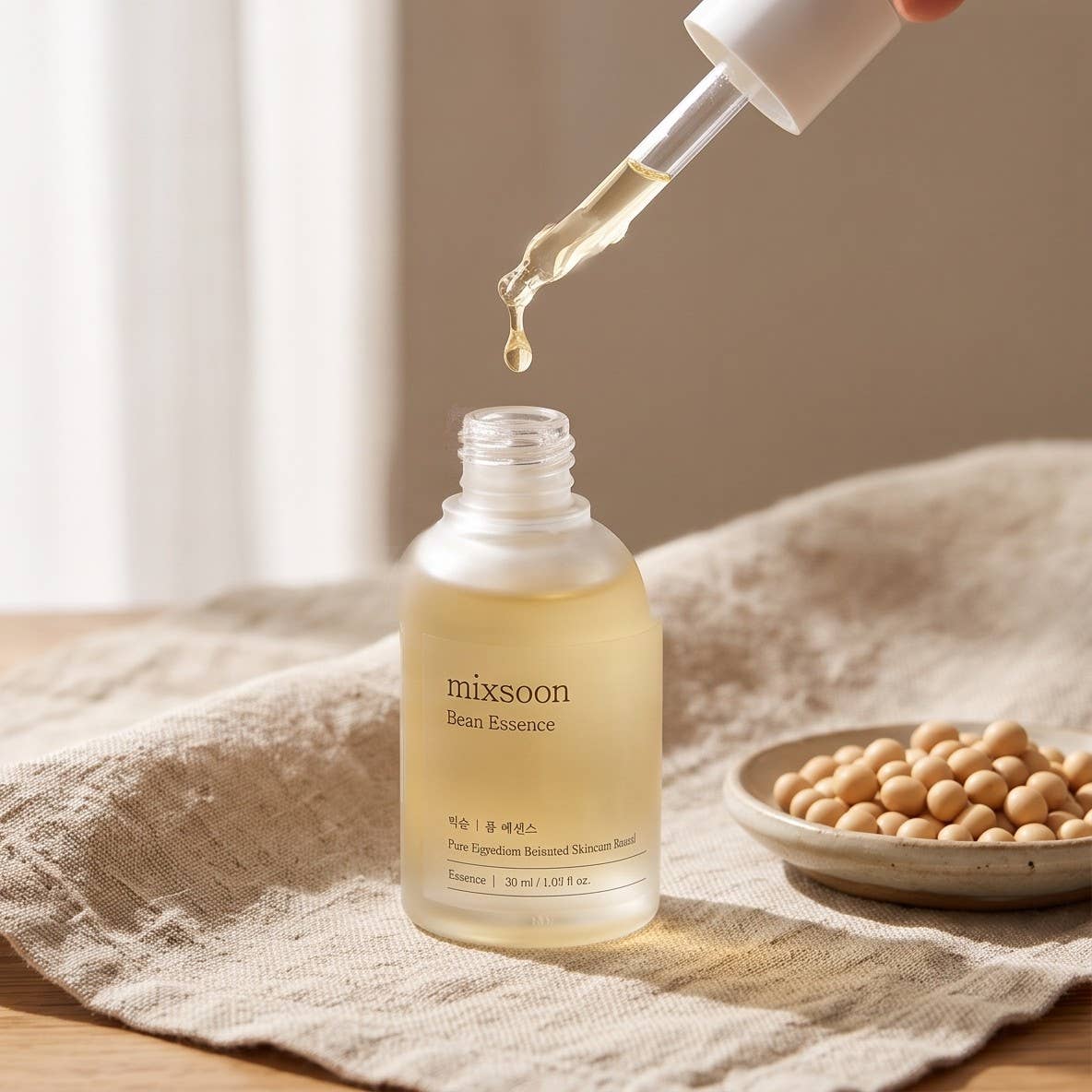Mixsoon Bean Essence, essens med fermentert soya, 30 ml