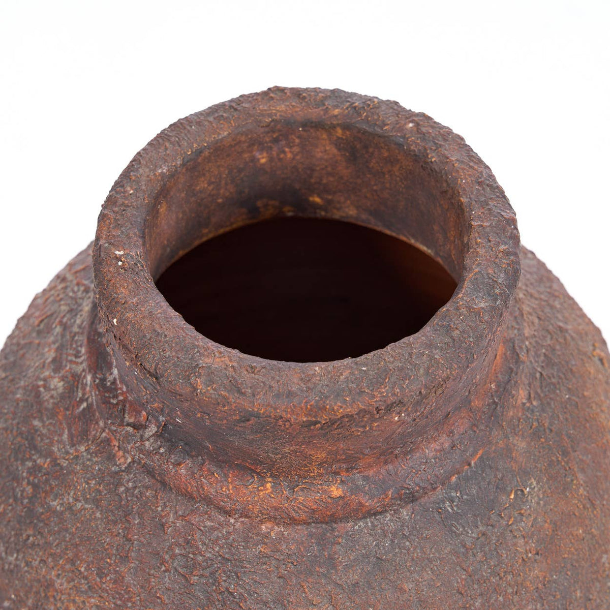 The Amphora Rustica Vase, amforavase i terrakotta, Burgundy, M