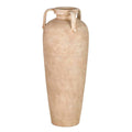 Large Brown Ceramic Vase | 30 × 30 × 80 cm