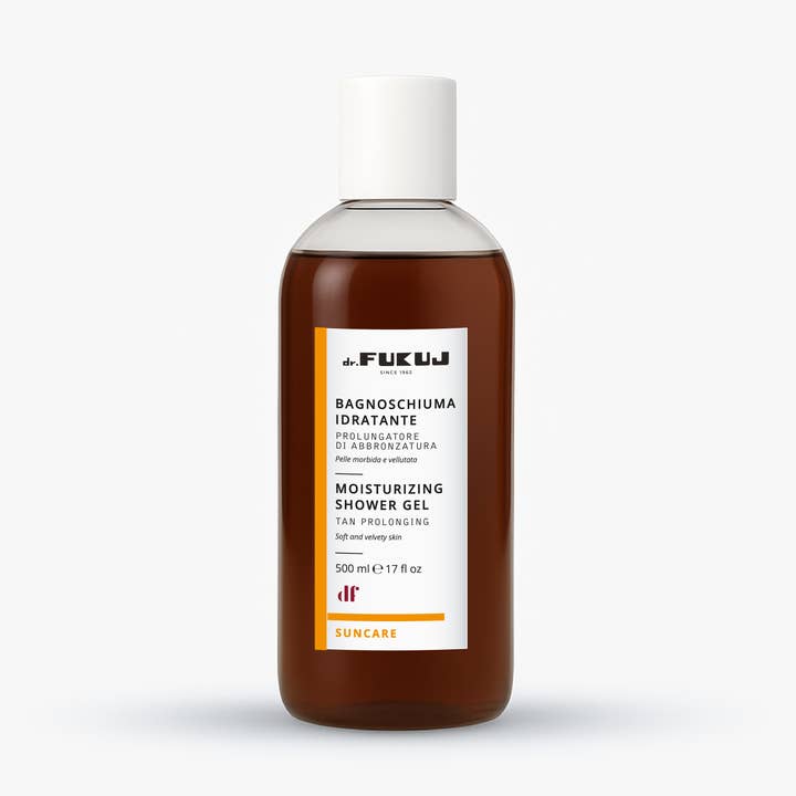 Tan Extending Shower Gel | Carrot Oil & Walnut Shell | Made in Italy
