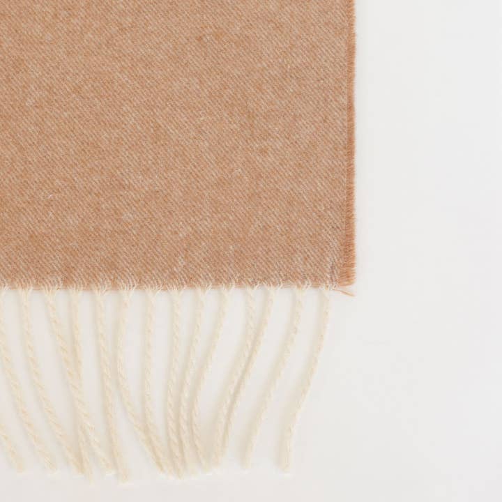 Tibet Throw | Cashmere & Merino Wool | Beige | 200 × 140 cm | Made in Ukraine