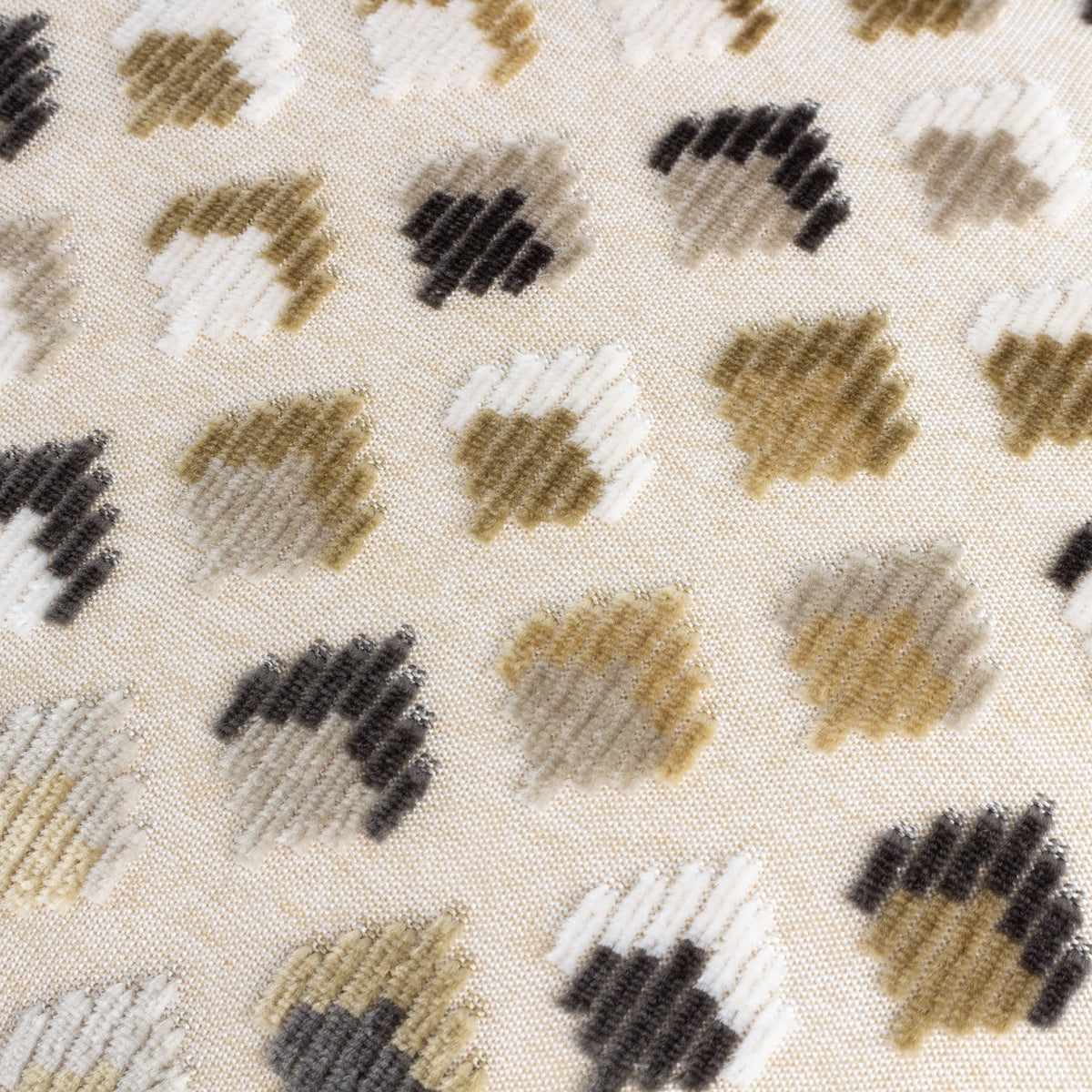 Lexington pute i jacquardvelur, Warm Taupe, 40 × 60 cm