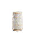 The Cutie Vase, liten vase i terrakotta med raffia, Concrete Natural, S