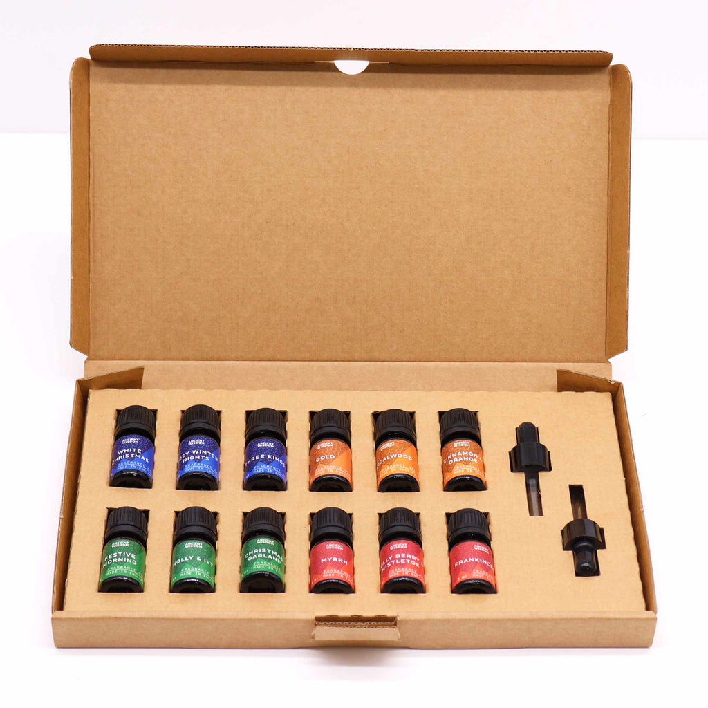 Fragrance Set, gaveeske med 12 duftoljer, 12 × 5 ml