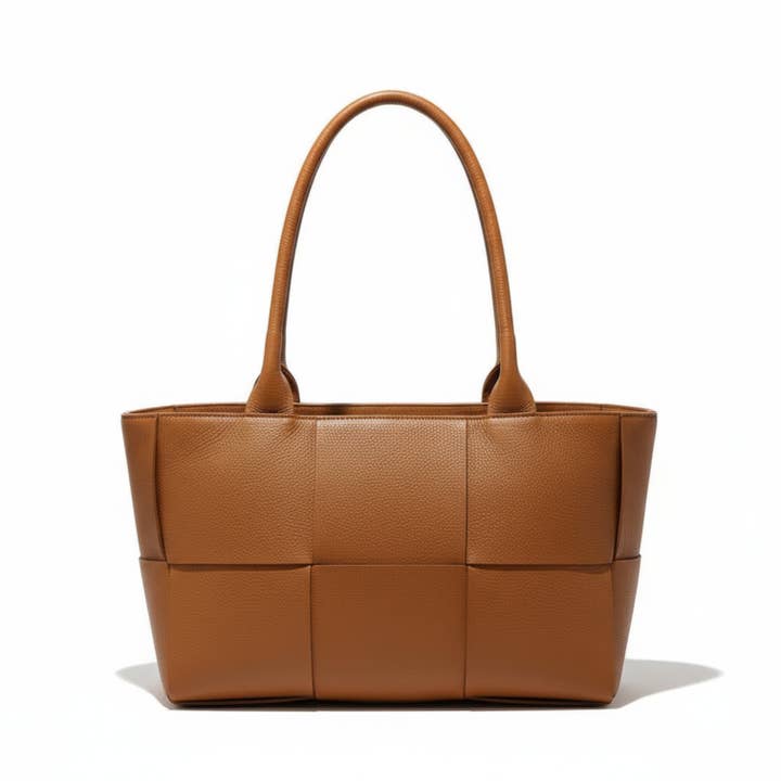 Bella Classica | Dollaro Leather Tote Bag | Camel | Large | Handcrafted in Italy