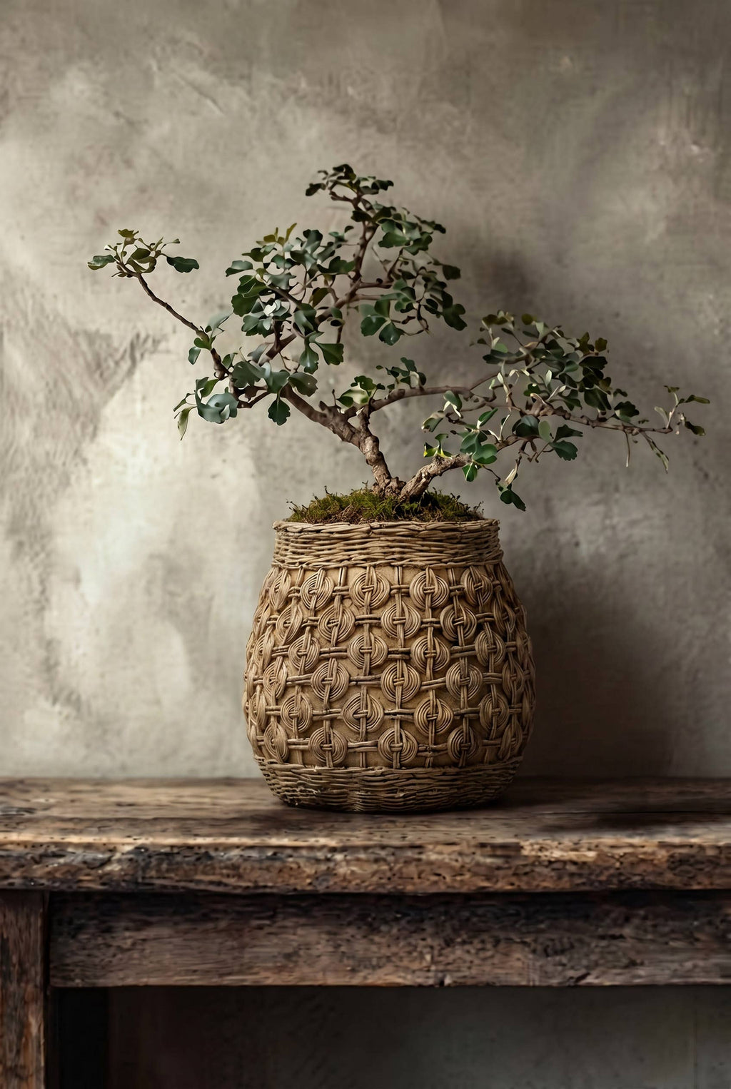 The Knot Concrete Planter – XL, stor skulpturell betongpotte