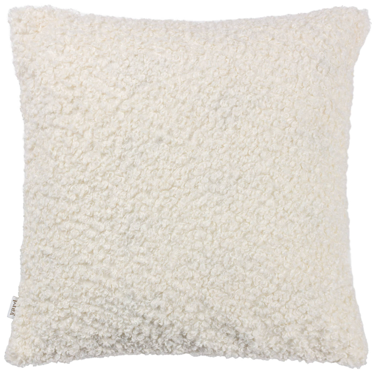 Cabu bouclépute, Ecru, 45 × 45 / 55 × 55 cm
