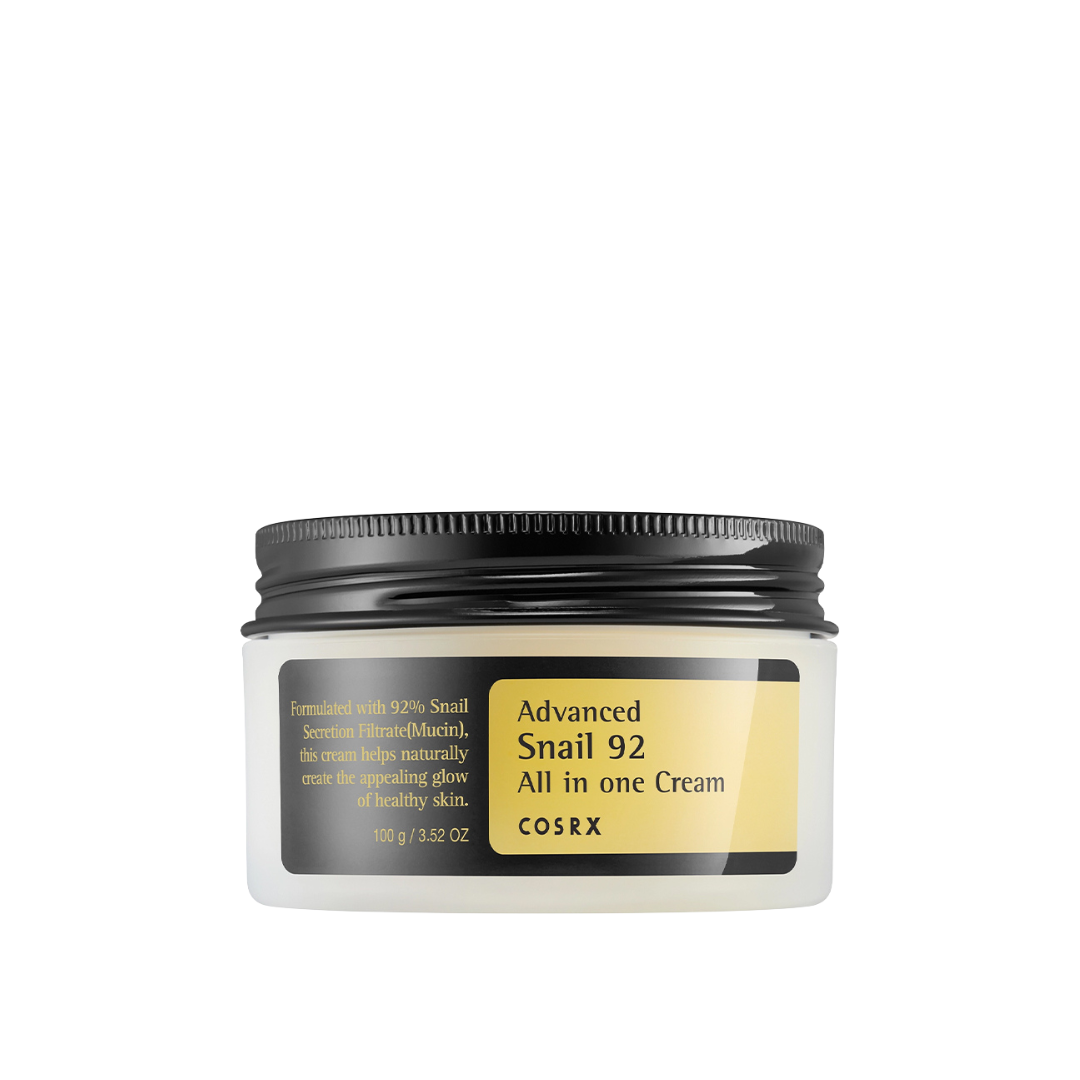 COSRX Advanced Snail 92 All in One Cream, gelkrem med sneglemucin, 100 g