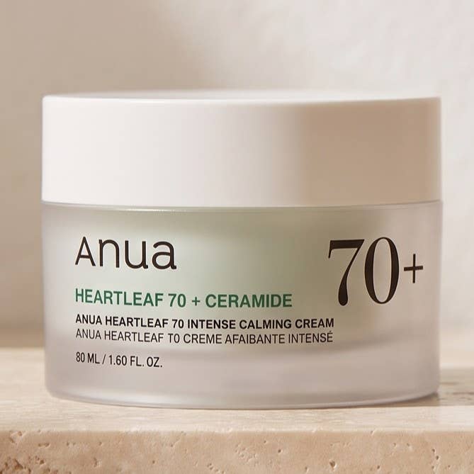 Anua Heartleaf 70% Intense Calming Cream, beroligende ansiktskrem