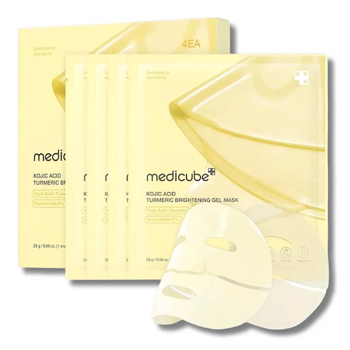Medicube Kojic Acid Turmeric Gel Mask, 4 stk