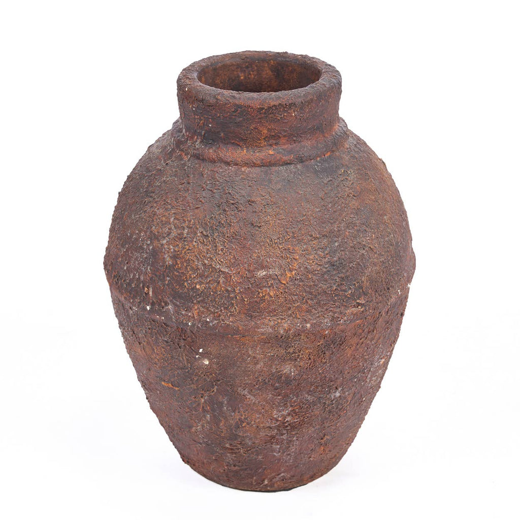 The Amphora Rustica Vase, amforavase i terrakotta, Burgundy, M