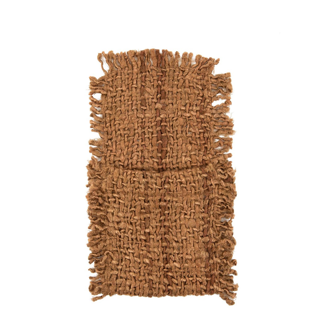 The Oh My Gee Cutlery Holder – Brown, håndvevd bestikkholder i bomull