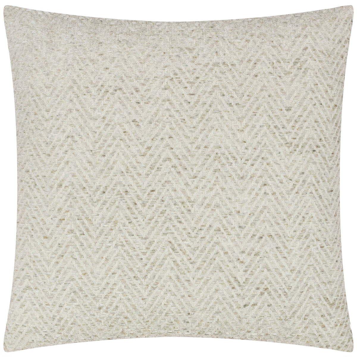 Croft pute i twillvev med velurbakside, Natural, 50 × 50 cm