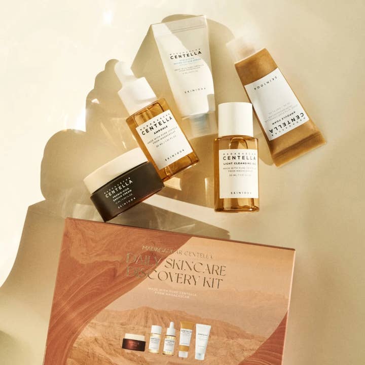 SKIN1004 Centella Daily Skincare Discovery Kit, 5 steg