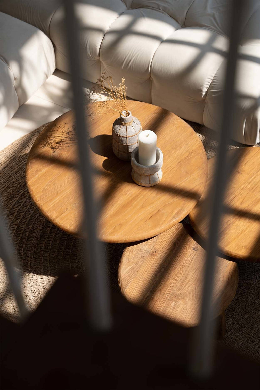 The Whoopy Vase, buet vase med rotting, Concrete Natural, L
