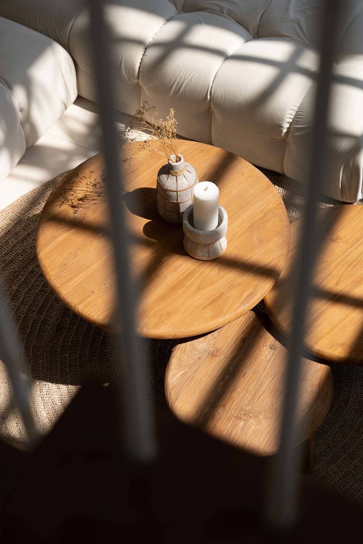 The Whoopy Vase, buet vase med rotting, Concrete Natural, L