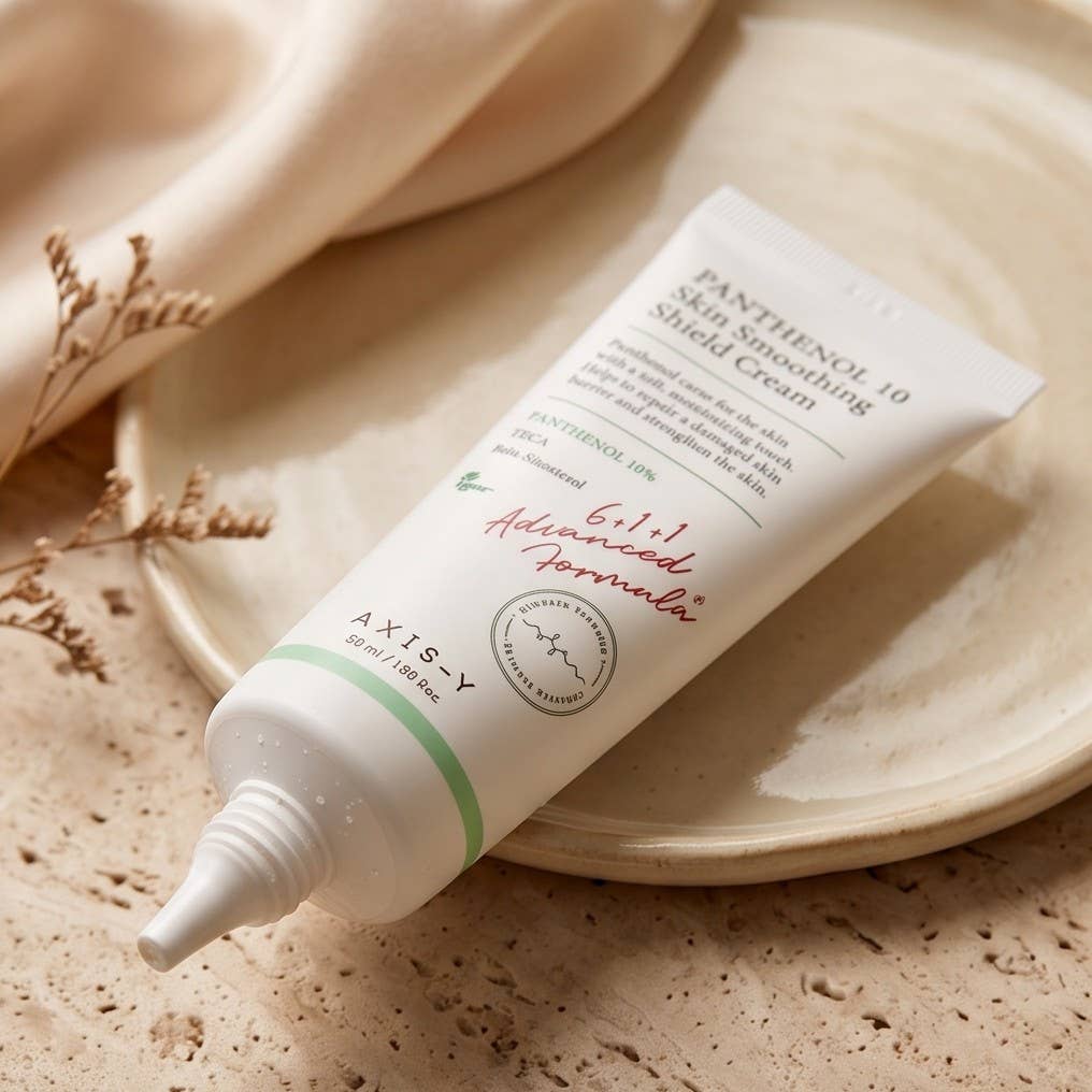 Axis-Y Panthenol 10 Skin Smoothing Shield Cream, barrierestyrkende ansiktskrem