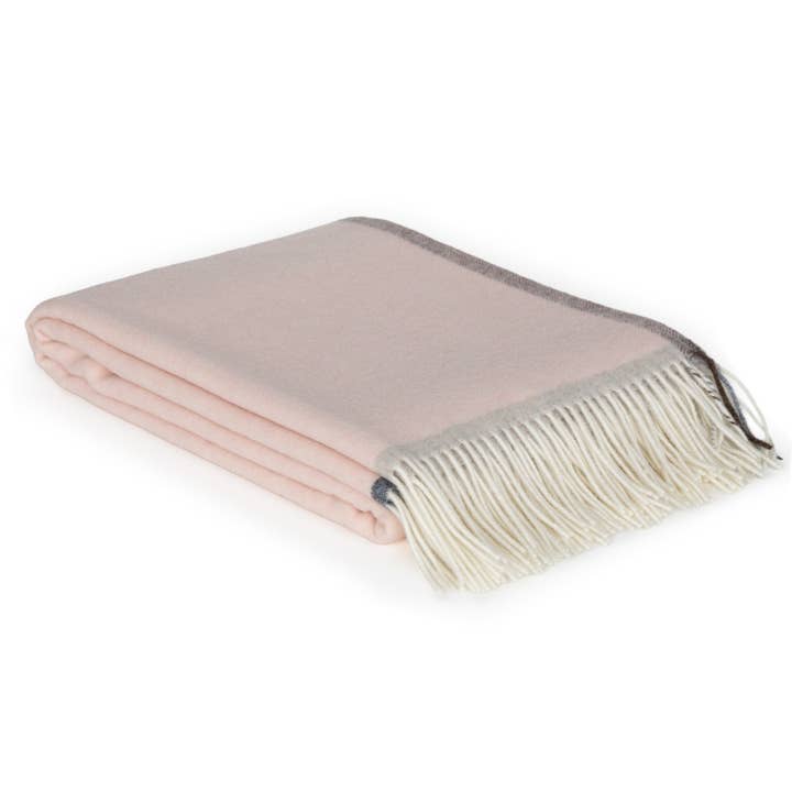 Milano Throw | Cashmere & Merino Wool | Rosa | 200 × 140 cm | Made in Ukraine