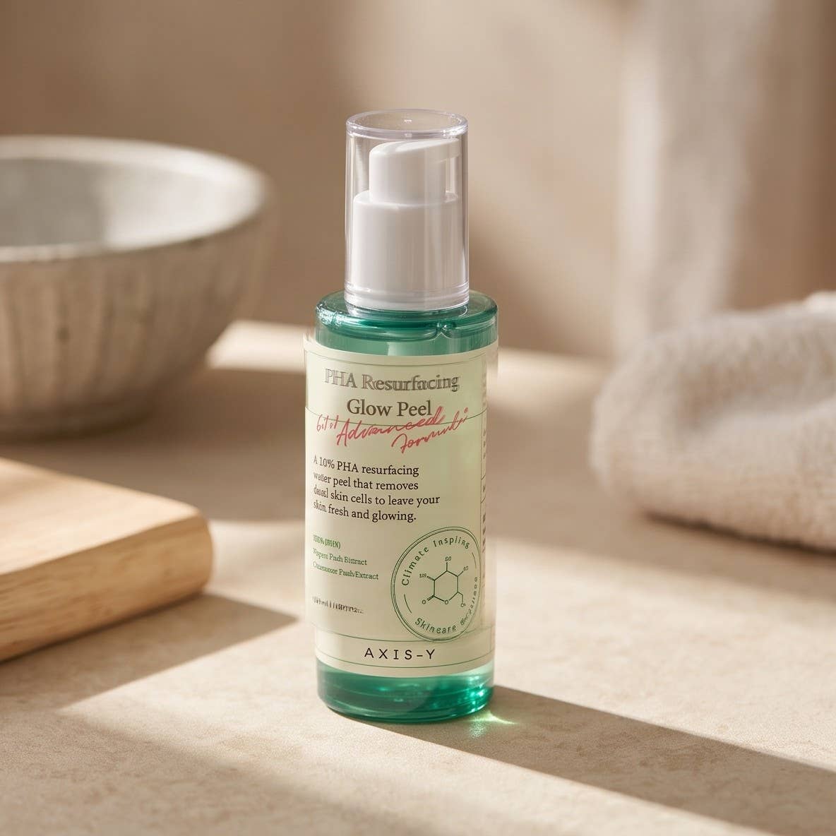 Axis-Y PHA Resurfacing Glow Peel, eksfolierende gelmaske