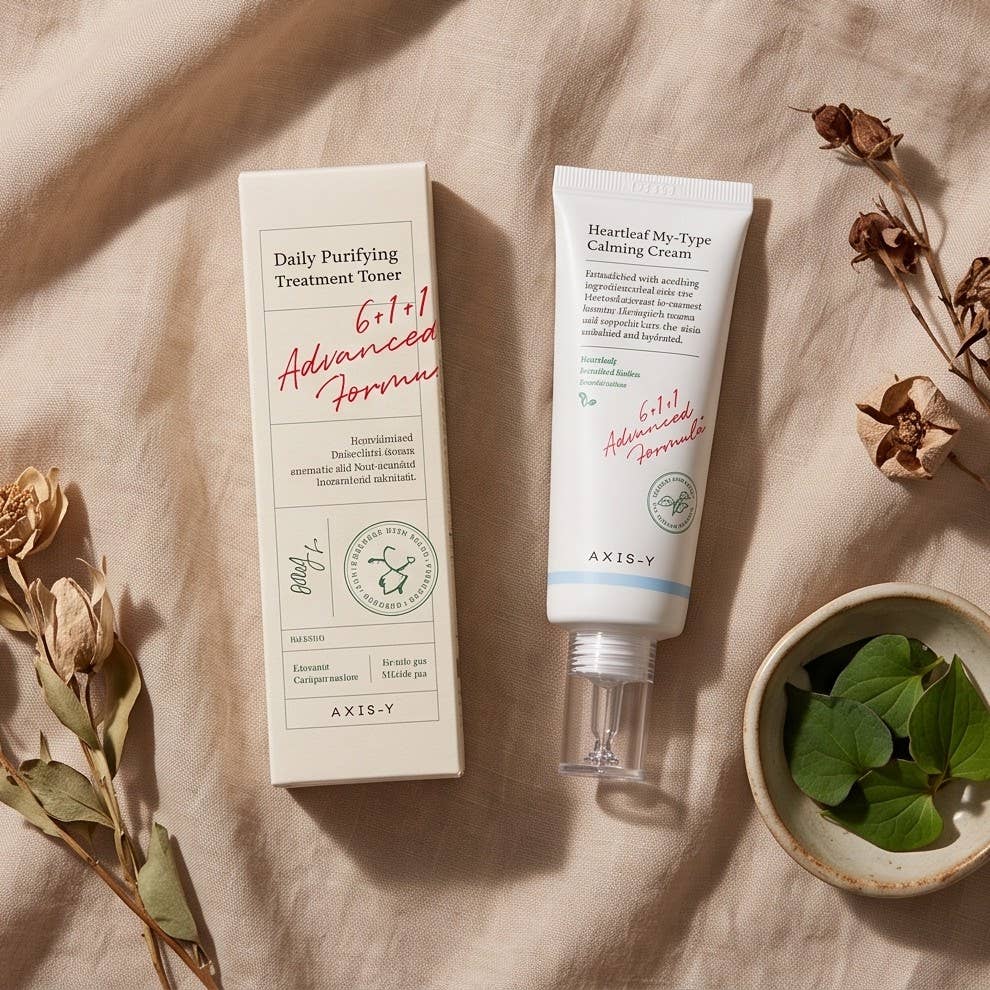 Axis-Y Heartleaf My-Type Calming Cream, beroligende gelkrem