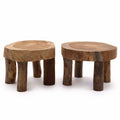 Teak Display Pad | Set of 2 | 27 × 15 cm | Handcrafted in Indonesia
