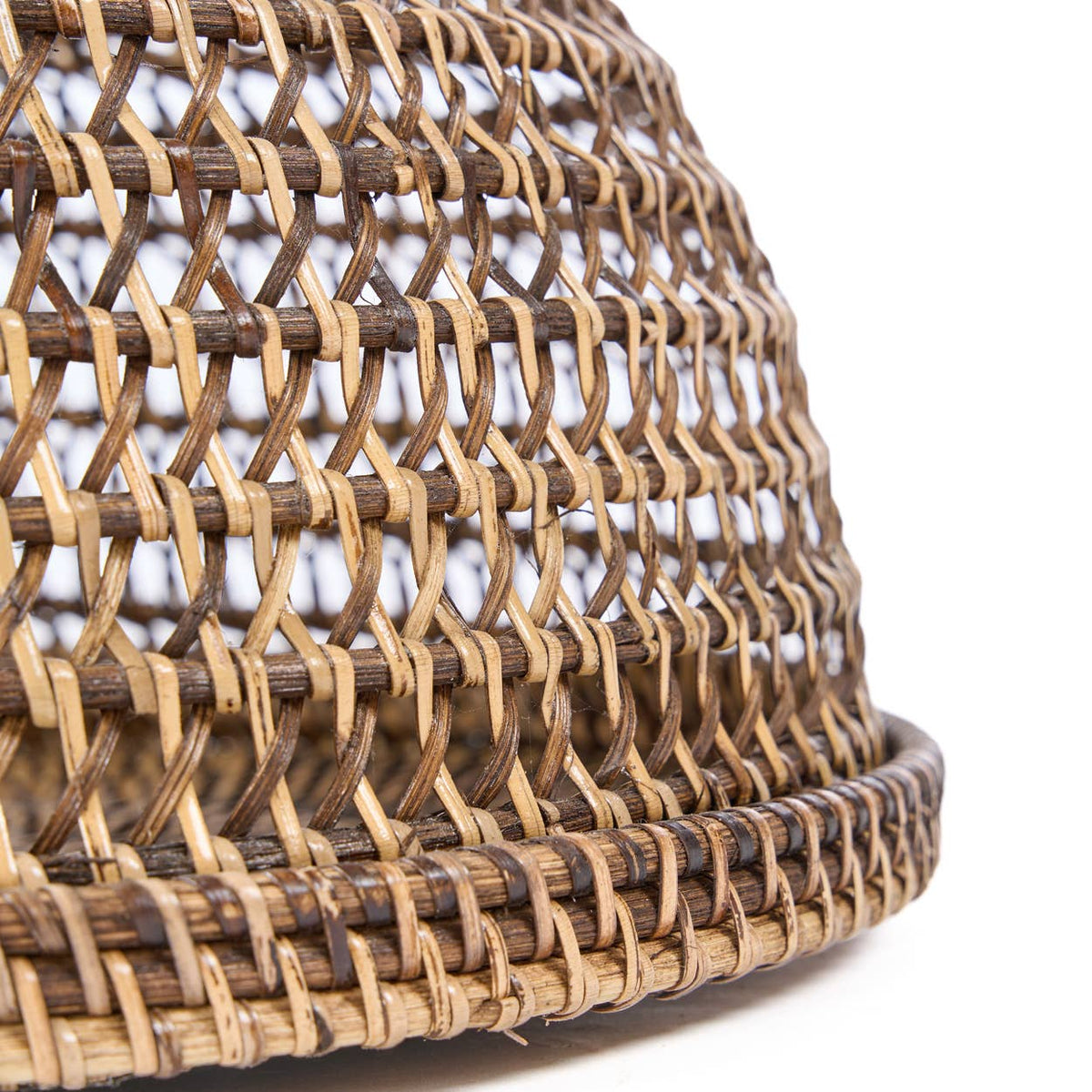 The Rattan Food Cover, matlokk i flettet rotting, Natural Brown, M