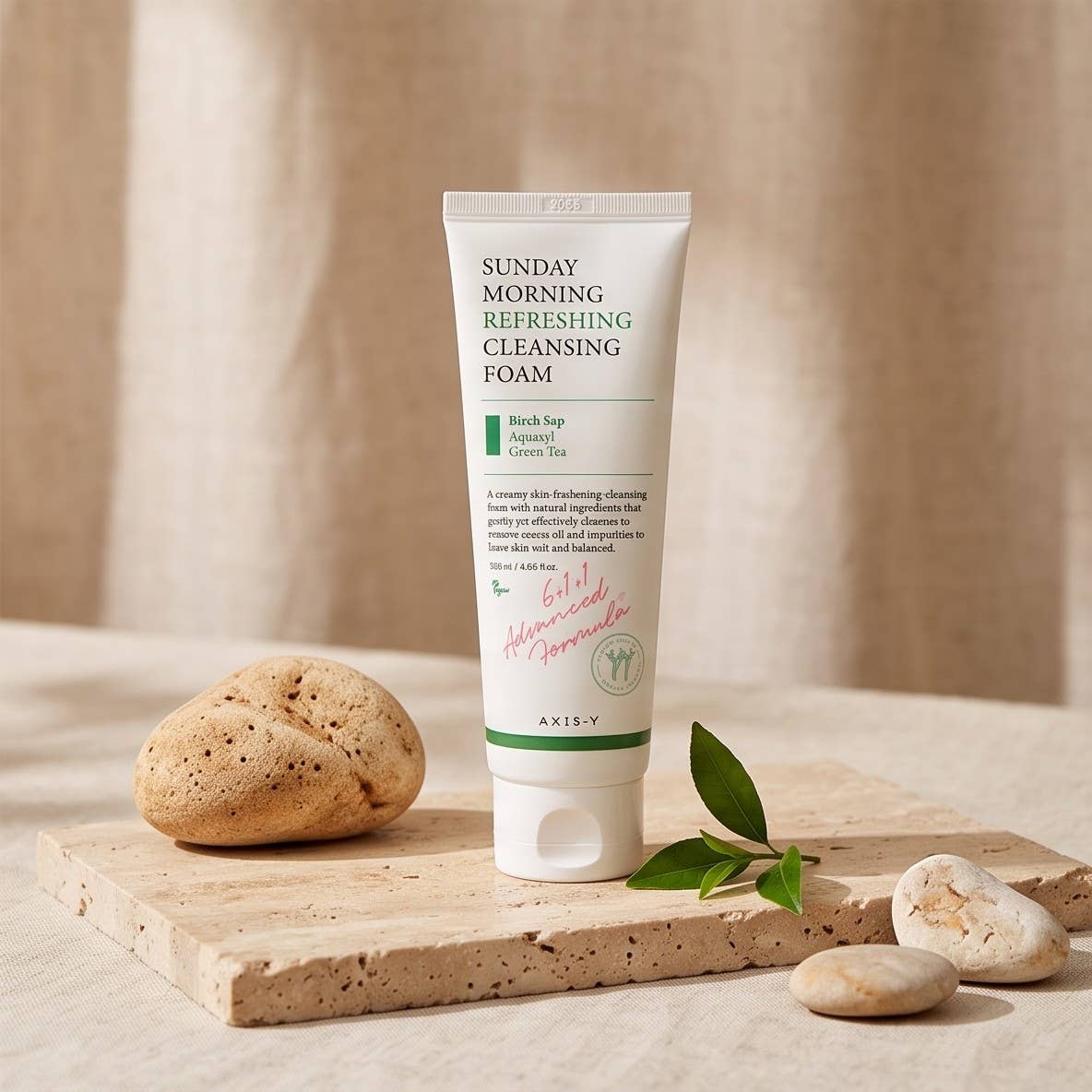 Axis-Y Sunday Morning Refreshing Cleansing Foam, mild rensekrem