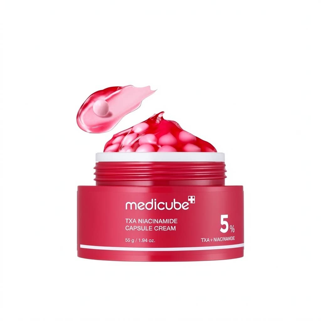 Medicube TXA Niacinamide Capsule Cream, ansiktskrem med kapsler, 55 g