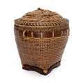 Colonial Rattan Storage Basket | Natural Brown | Large