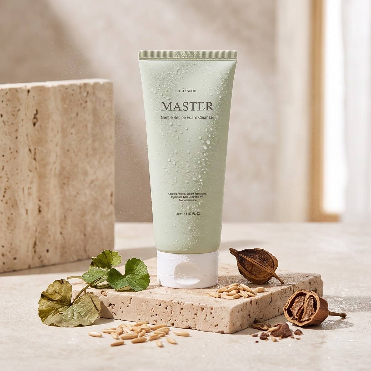 Mixsoon Master Gentle Recipe Foam Cleanser, mild skumrens, 150 ml
