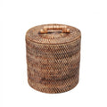 The Rattan Bin Low, oppbevaringskurv i rotting, Natural Brown