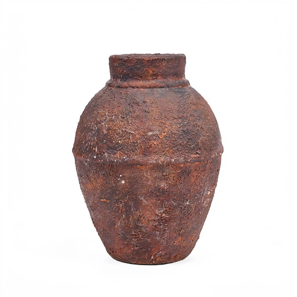 The Amphora Rustica Vase, amforavase i terrakotta, Burgundy, M