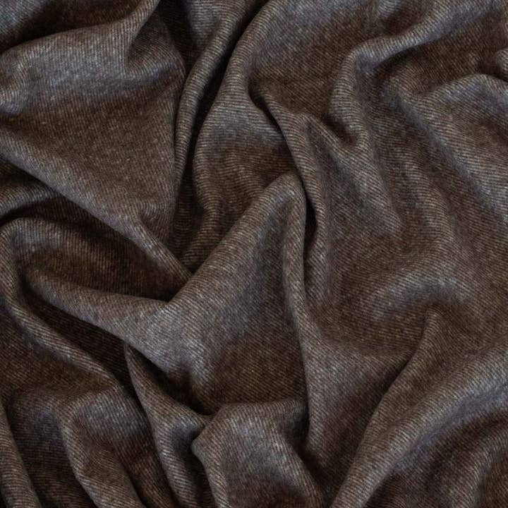 Tibet Throw | Cashmere & Merino Wool | Brown | 200 × 140 cm | Made in Ukraine