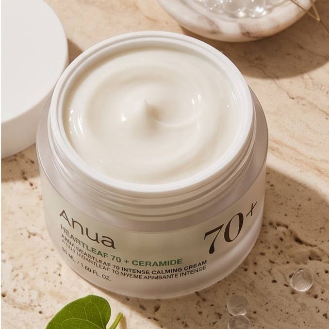 Anua Heartleaf 70% Intense Calming Cream, beroligende ansiktskrem