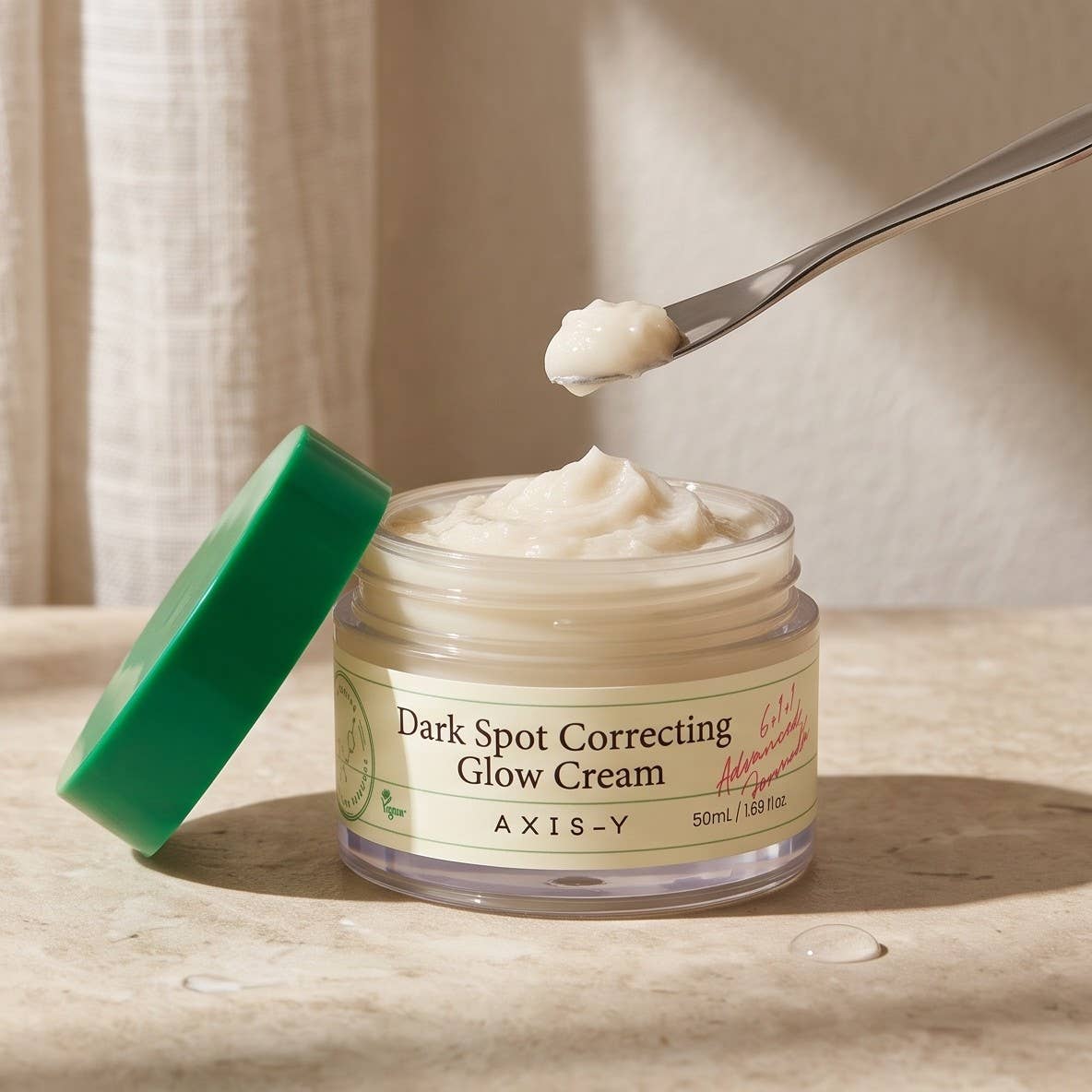 Axis-Y Dark Spot Correcting Glow Cream, ansiktskrem mot pigmentflekker