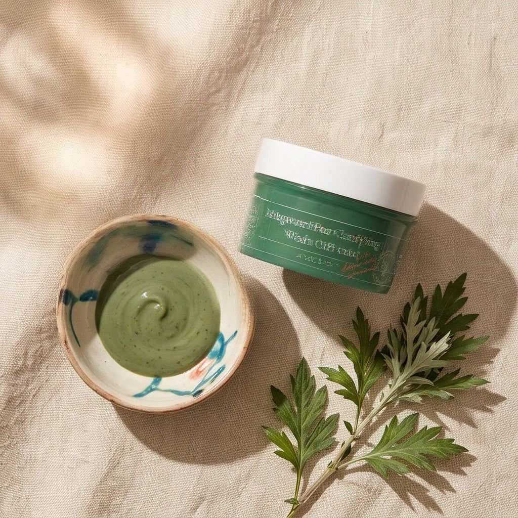 Axis-Y Mugwort Pore Clarifying Wash Off Pack, leiremaske med burot