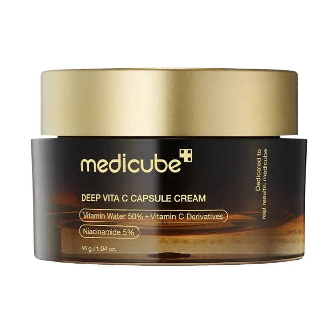 Medicube Deep Vita C Capsule Cream | Vitamin C Brightening Moisturiser | K-Beauty | Made in South Korea