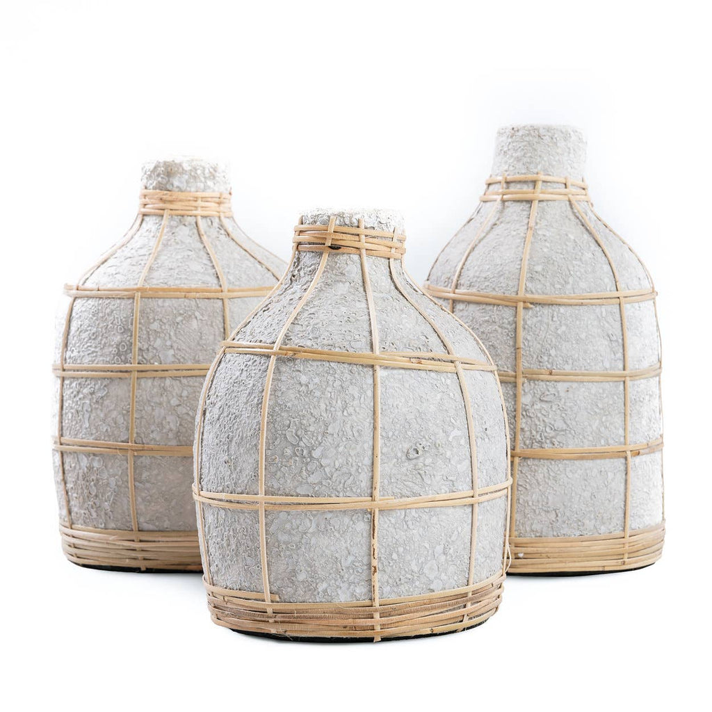 The Whoopy Vase, buet vase med rotting, Concrete Natural, M