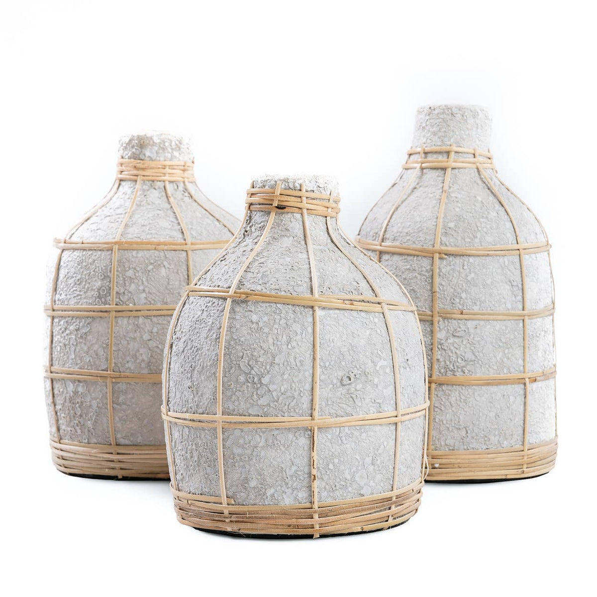 The Whoopy Vase, buet vase med rotting, Concrete Natural, M