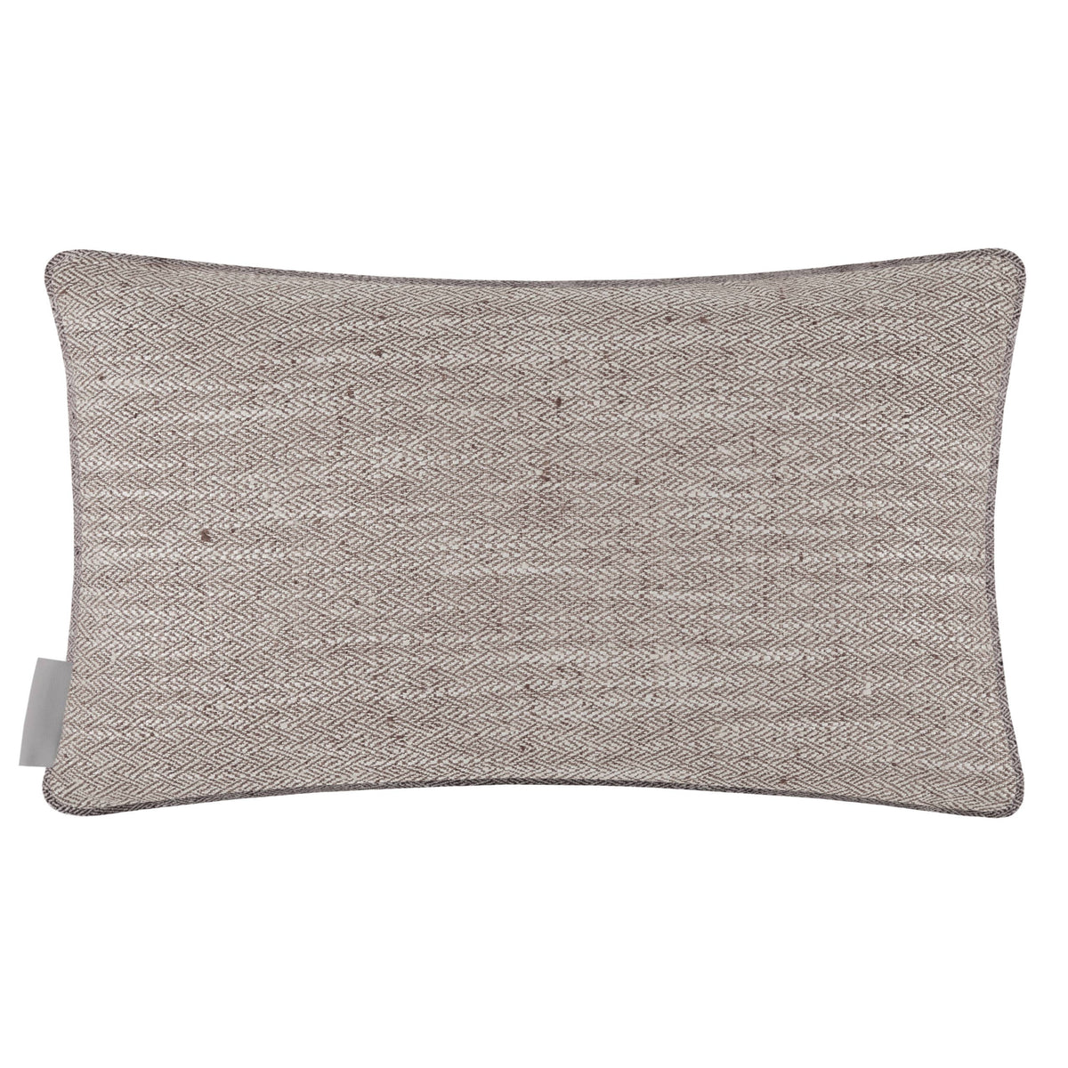 Jedburgh avlang pute med sildebeinsmønster, Nut, 30 × 50 cm