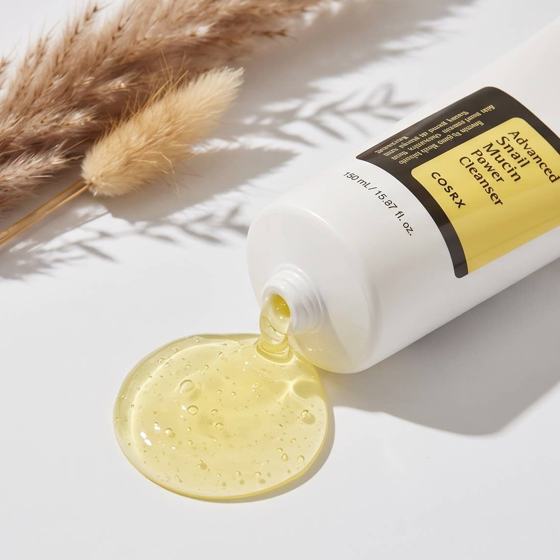 COSRX Advanced Snail Mucin Power Gel Cleanser, gelrens med sneglemucin, 150 ml