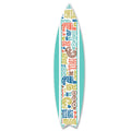 Wooden Surf Board Wall Décor – Tribal Tiki