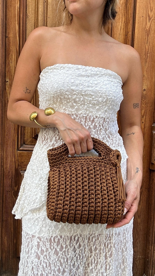 Lamu Brand Nador Handbag | Handwoven Nautical Cord | 6 Colours | Handcrafted in Marrakech