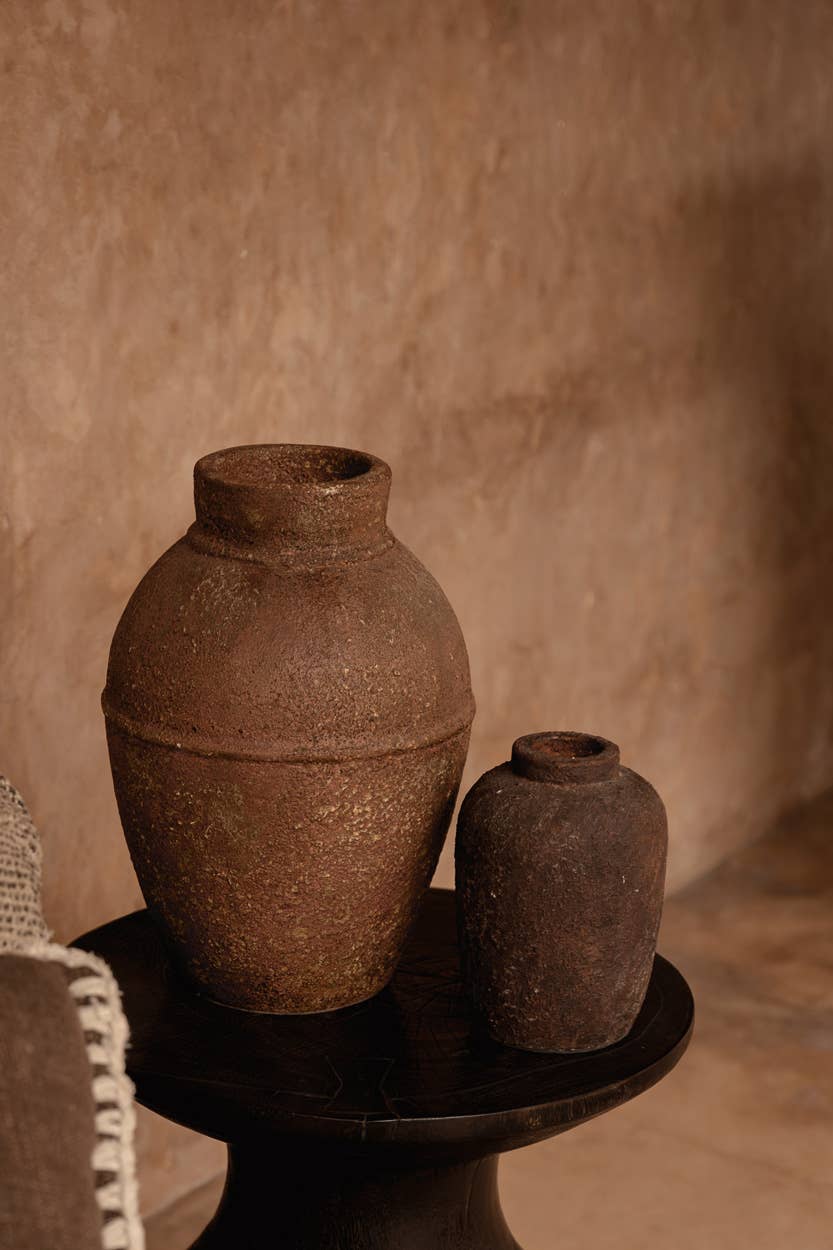 The Amphora Rustica Vase, amforavase i terrakotta, L
