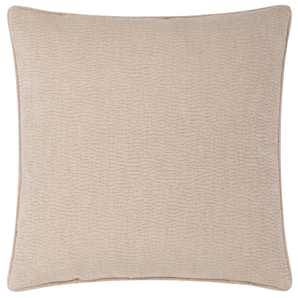 Heath putetrekk i vasket velur, Linen, 50 × 50 cm