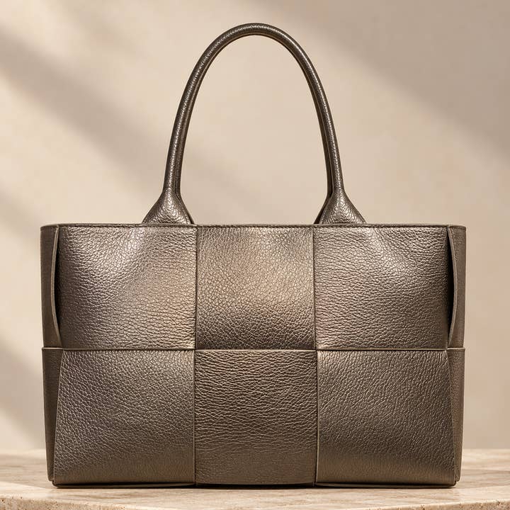 Bella Classica skinnveske, grigio