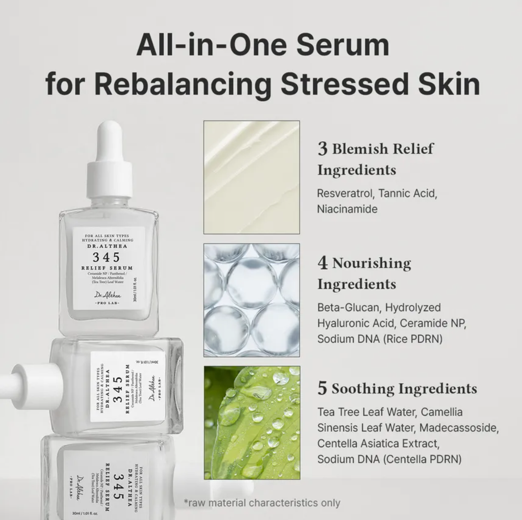 Dr. Althea 345 Relief Serum, beroligende ansiktsserum