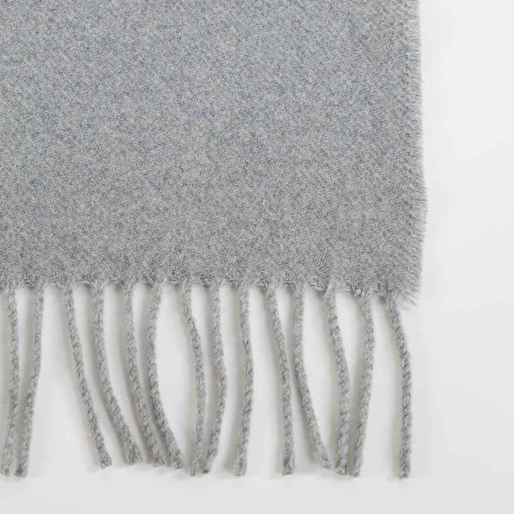 Warm Whisper Throw | 100% Pure Cashmere | Gray | 200 × 140 cm | Made in Ukraine
