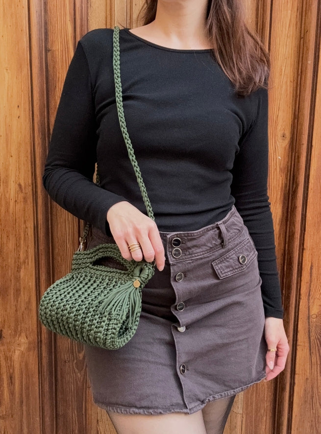 Lamu Brand Nador Handbag | Handwoven Nautical Cord | 6 Colours | Handcrafted in Marrakech