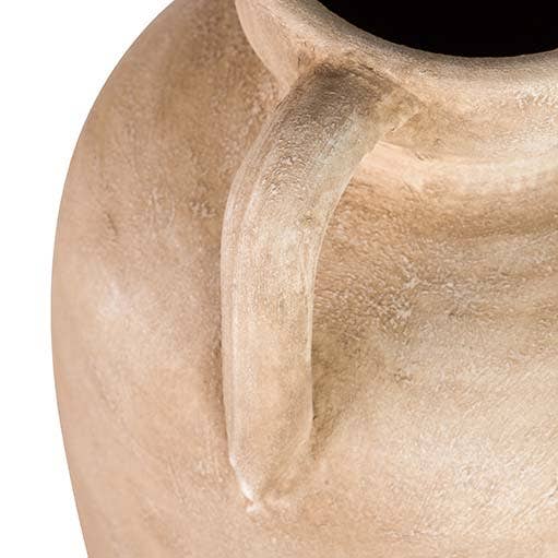 Large Brown Ceramic Vase | 30 × 30 × 80 cm